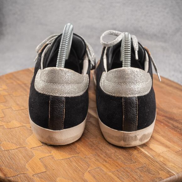 Philippe Prsx Model Grey Black Leather Low Top Casual Sneakers 39 EU Or 8-8.5 US - Picture 4 of 8